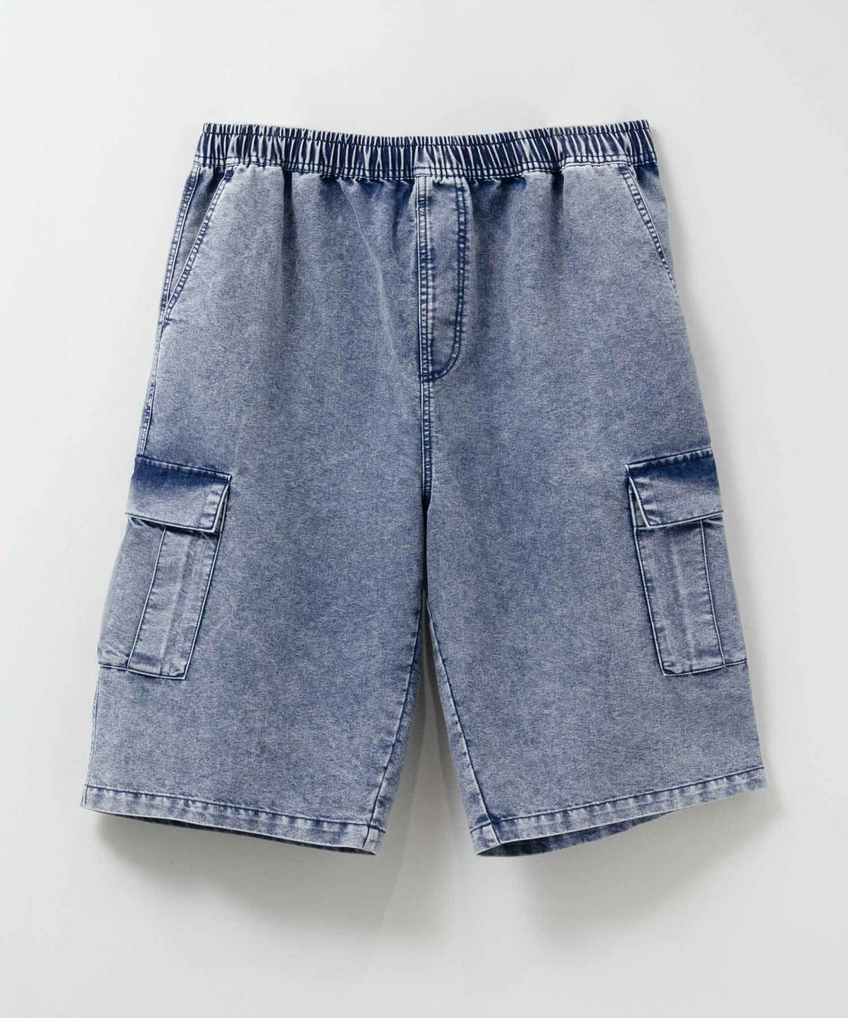 NAVY デニムカーゴショートパンツ メンズ