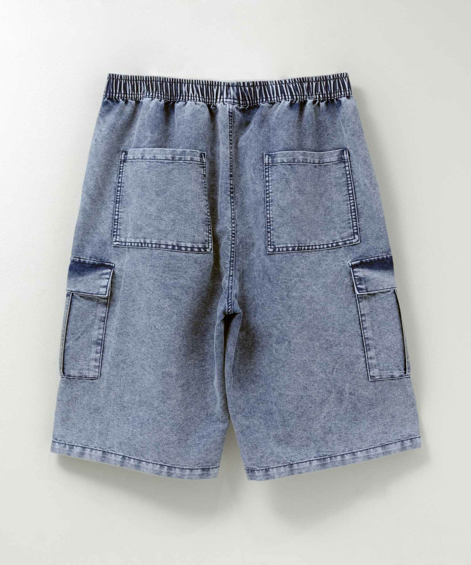 NAVY デニムカーゴショートパンツ メンズ