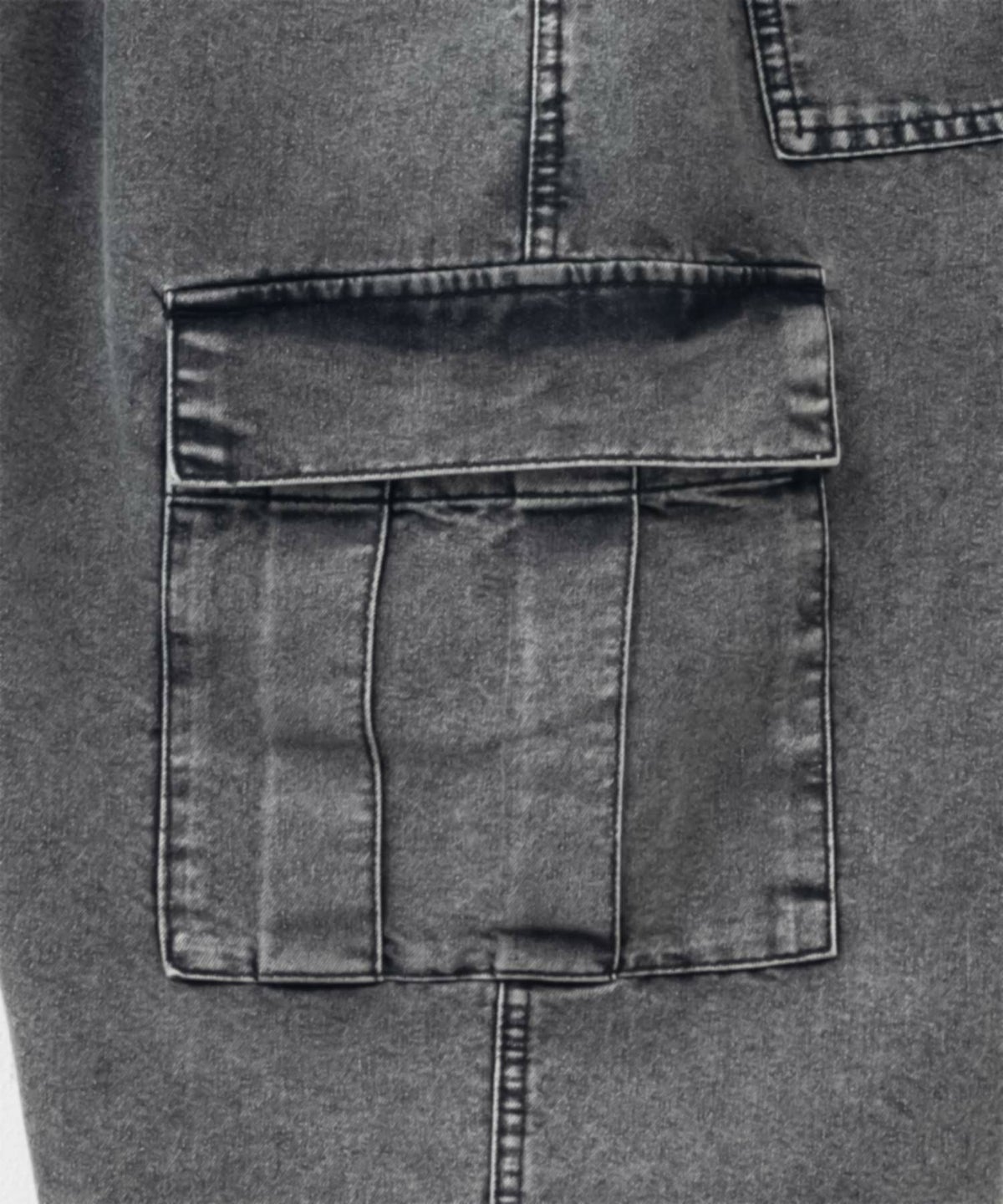 NAVY デニムカーゴショートパンツ メンズ