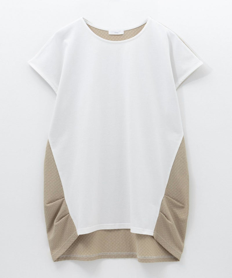 NAVY nAvy 異素材フレンチスリーブプルオーバー レディース メール便 対応商品商品画像-13