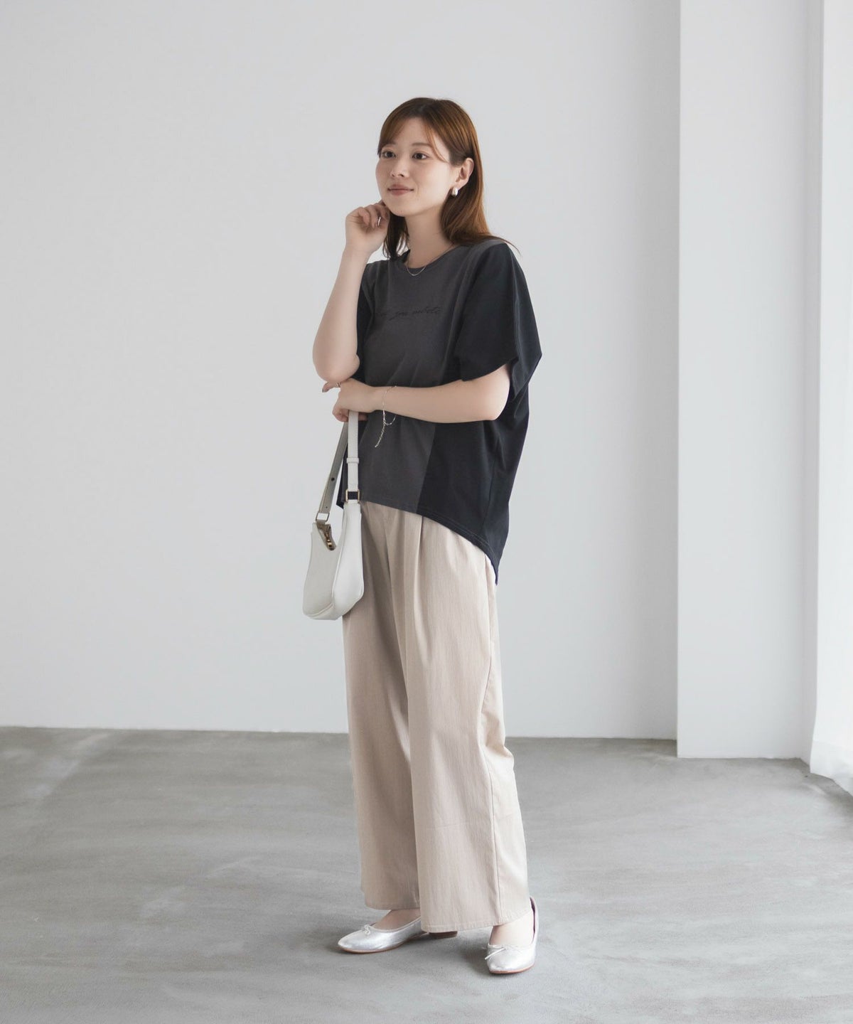 nAvy 切替ドルマンTシャツ レディース ネコポス 対応商品