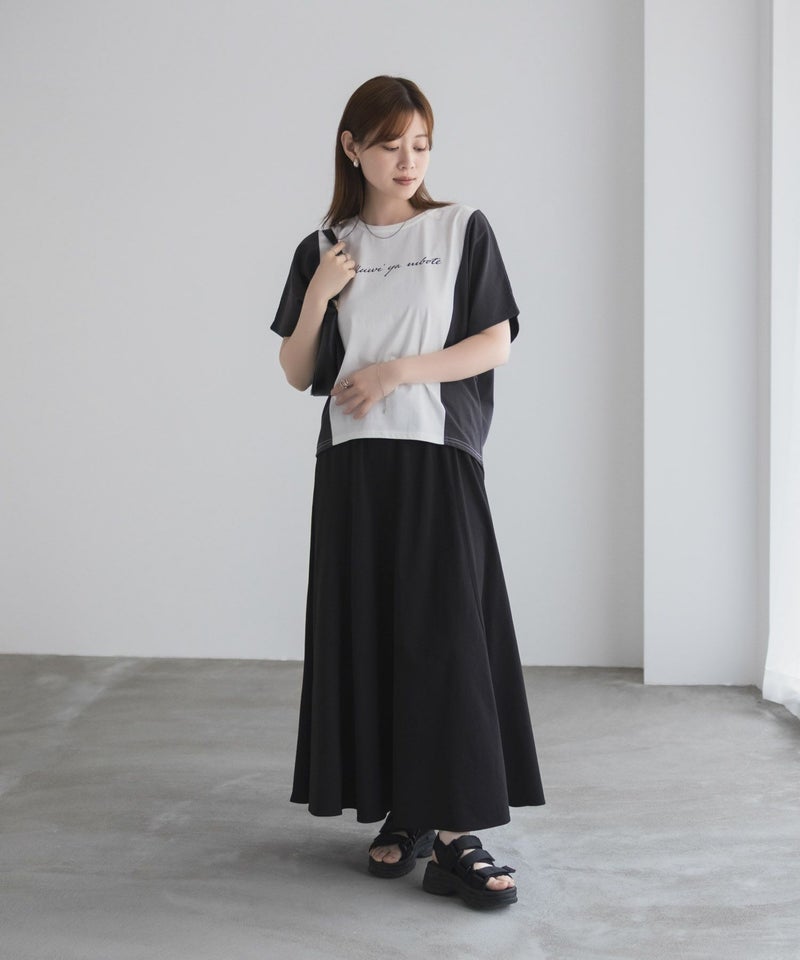 NAVY  nAvy 切替ドルマンTシャツ レディース メール便 対応商品商品画像-13