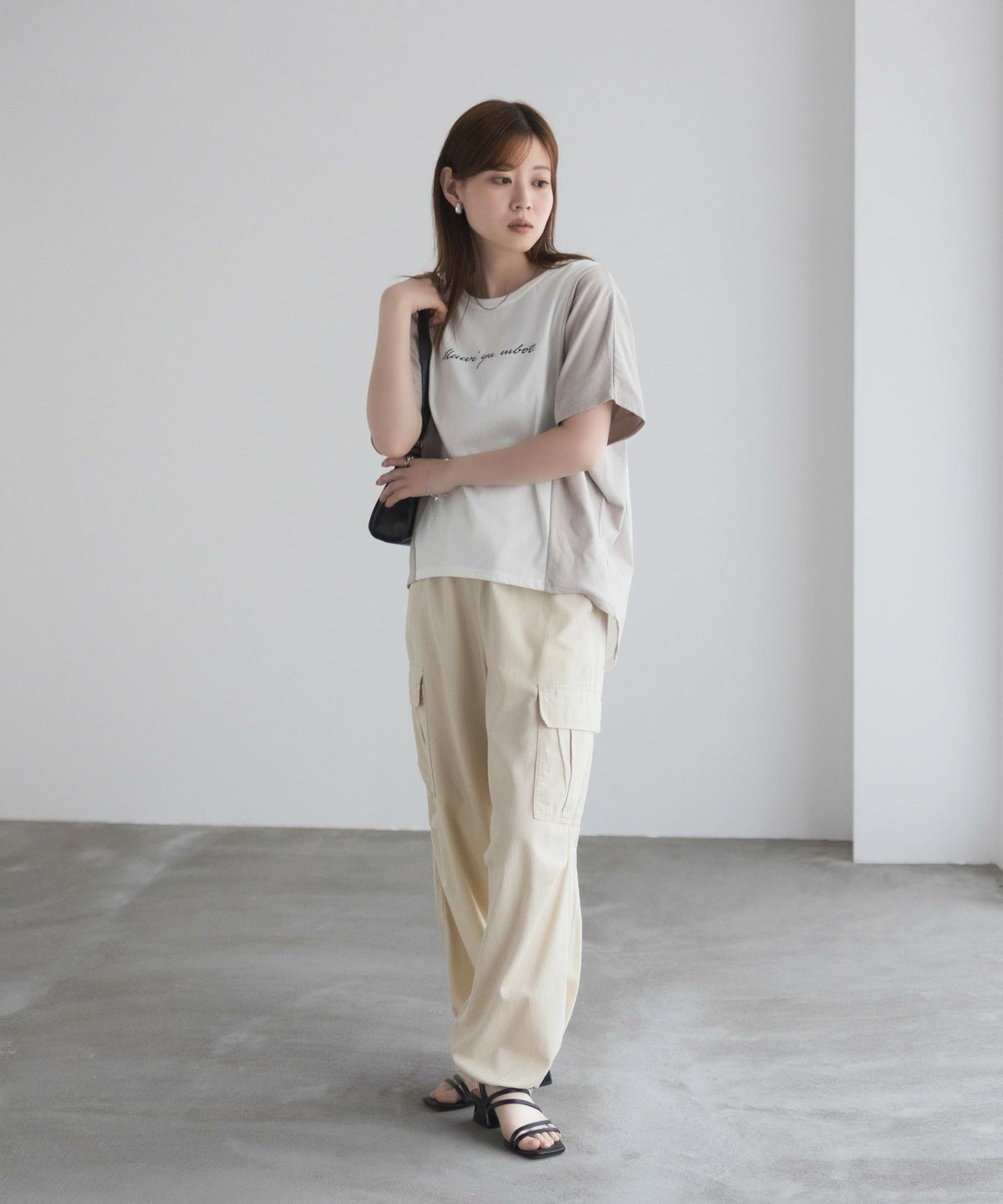 nAvy 切替ドルマンTシャツ レディース ネコポス 対応商品