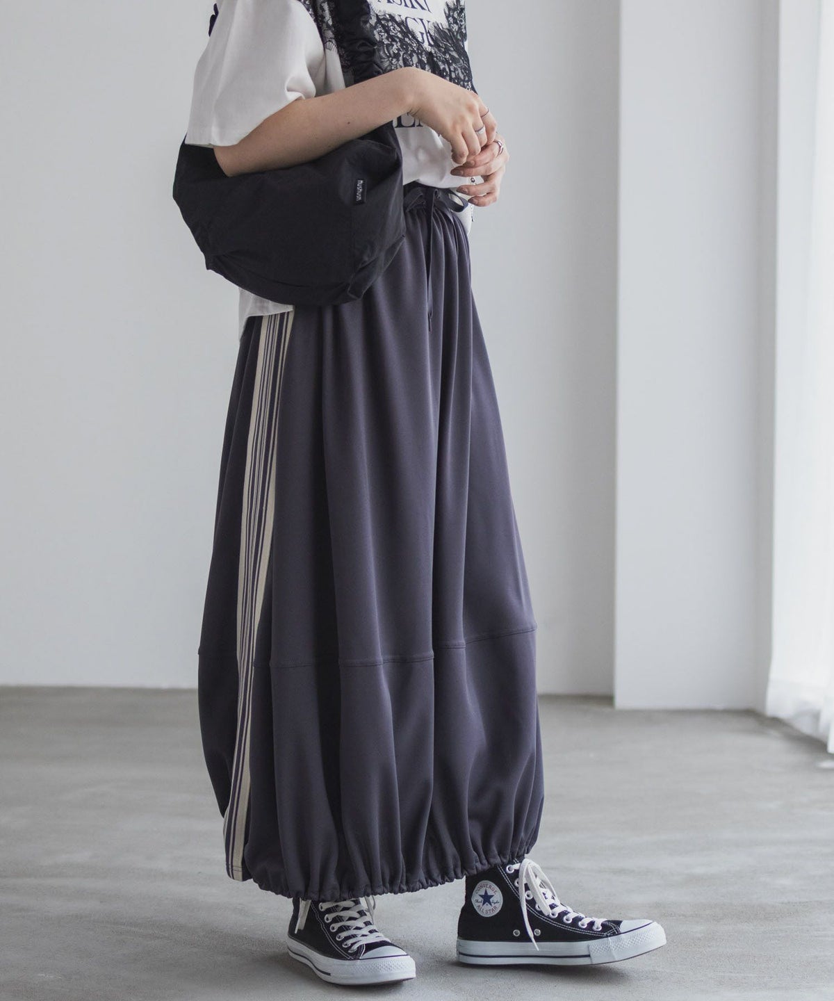 nAvy ラインバルーンスカート レディース