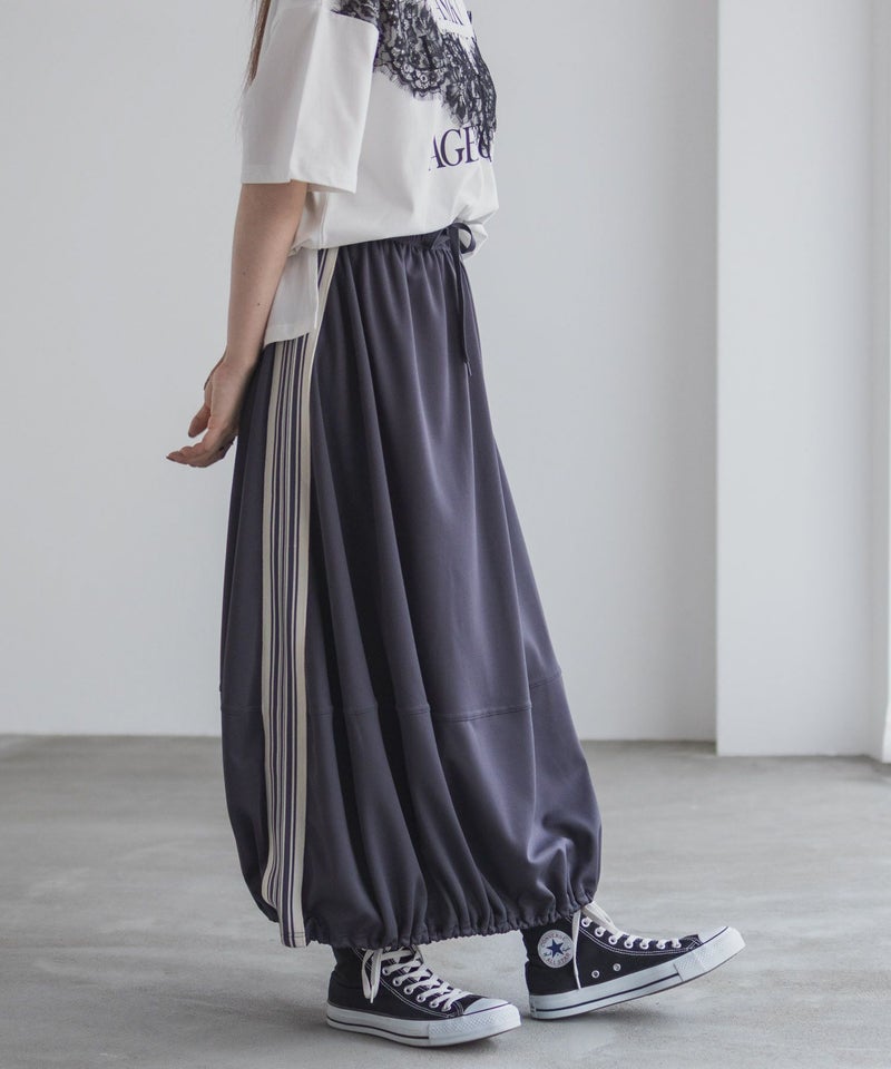 NAVY  nAvy ラインバルーンスカート レディース商品画像-12