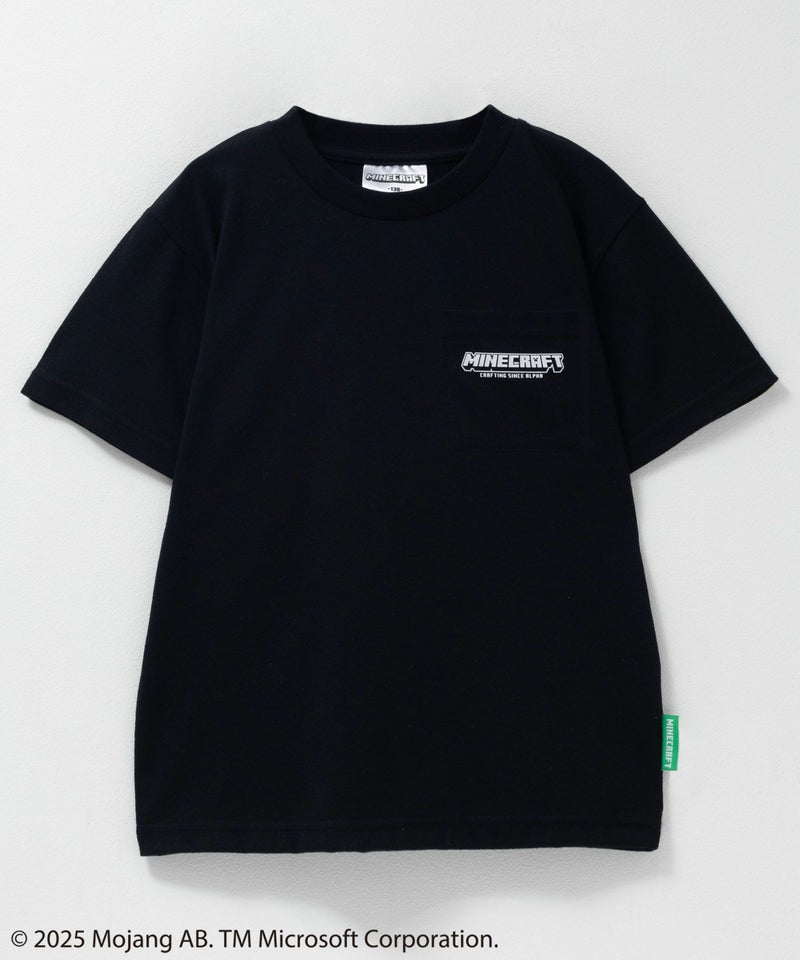 Minecraft マインクラフト ポケット付きTシャツ キッズ メール便 対応商品商品画像-4