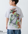 Tom and Jerry 転写プリントビッグTシャツ キッズ メール便 対応商品商品サムネイル-1