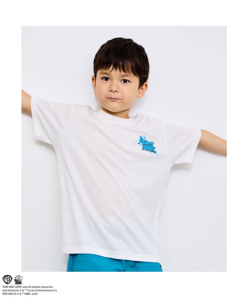 Tom and Jerry 転写プリントビッグTシャツ キッズ メール便 対応商品商品画像-3