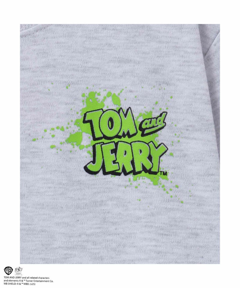 Tom and Jerry 転写プリントビッグTシャツ キッズ メール便 対応商品商品画像-5