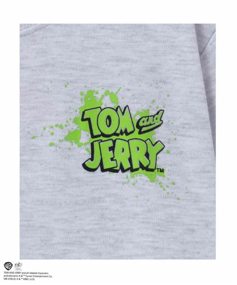 Tom and Jerry 転写プリントビッグTシャツ キッズ メール便 対応商品商品画像-10