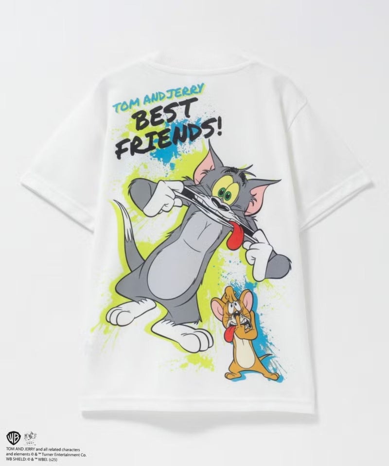 Tom and Jerry 転写プリントビッグTシャツ キッズ メール便 対応商品商品画像-13