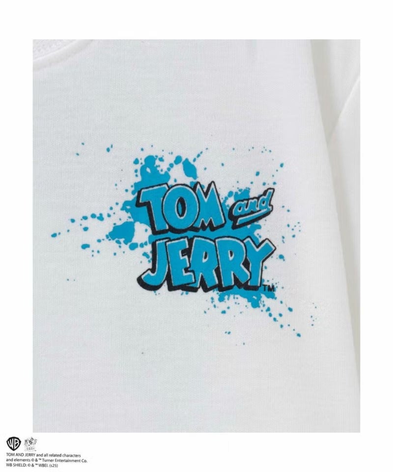 Tom and Jerry 転写プリントビッグTシャツ キッズ メール便 対応商品商品画像-14