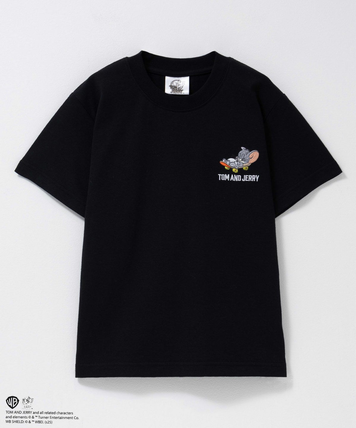 Tom and Jerry 胸刺繍ビッグTシャツ キッズ ネコポス 対応商品