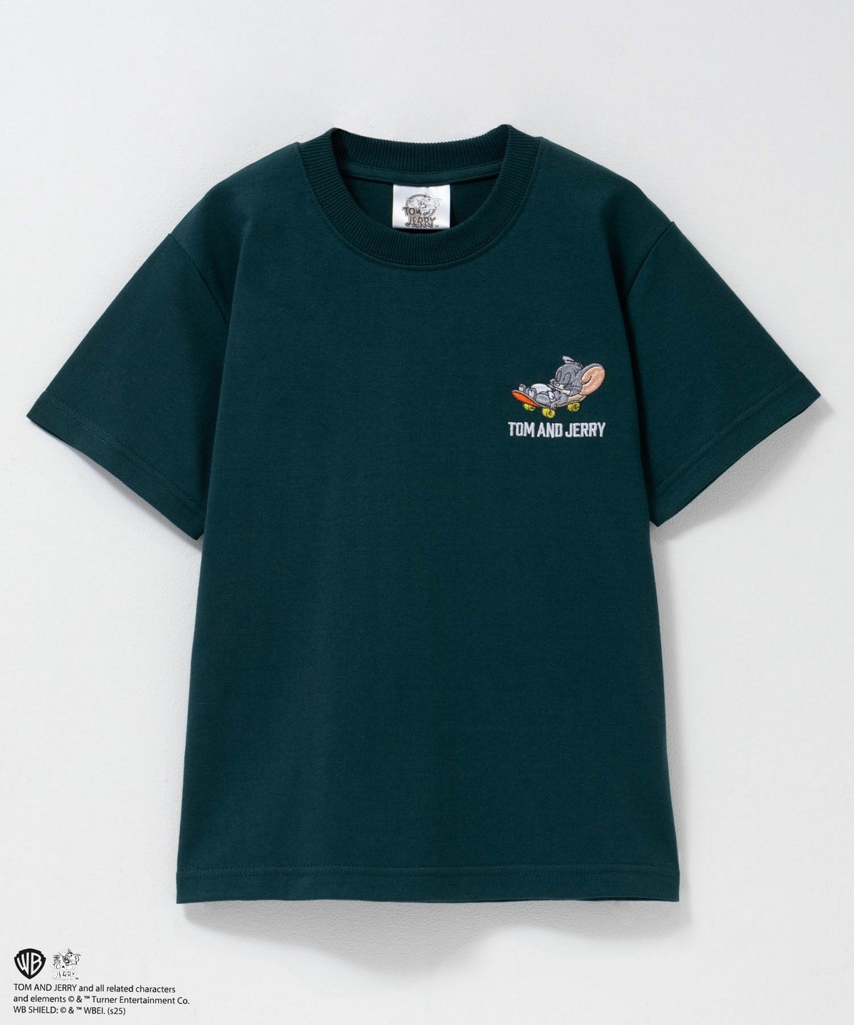 Tom and Jerry 胸刺繍ビッグTシャツ キッズ ネコポス 対応商品
