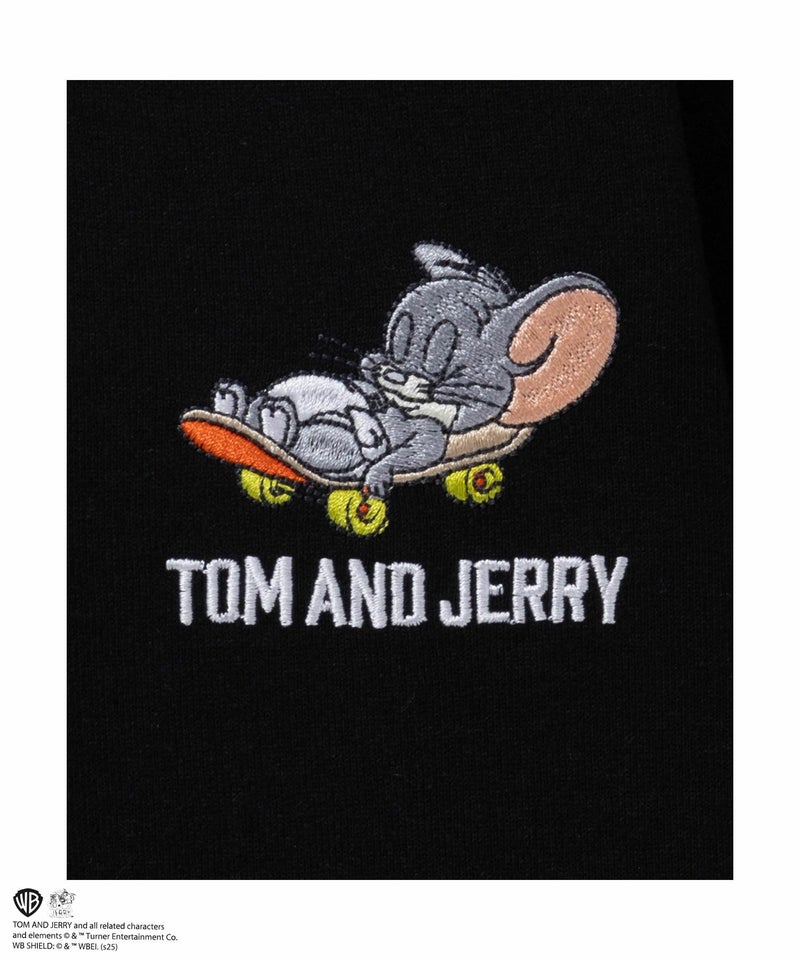 Tom and Jerry 胸刺繍ビッグTシャツ キッズ メール便 対応商品商品画像-5