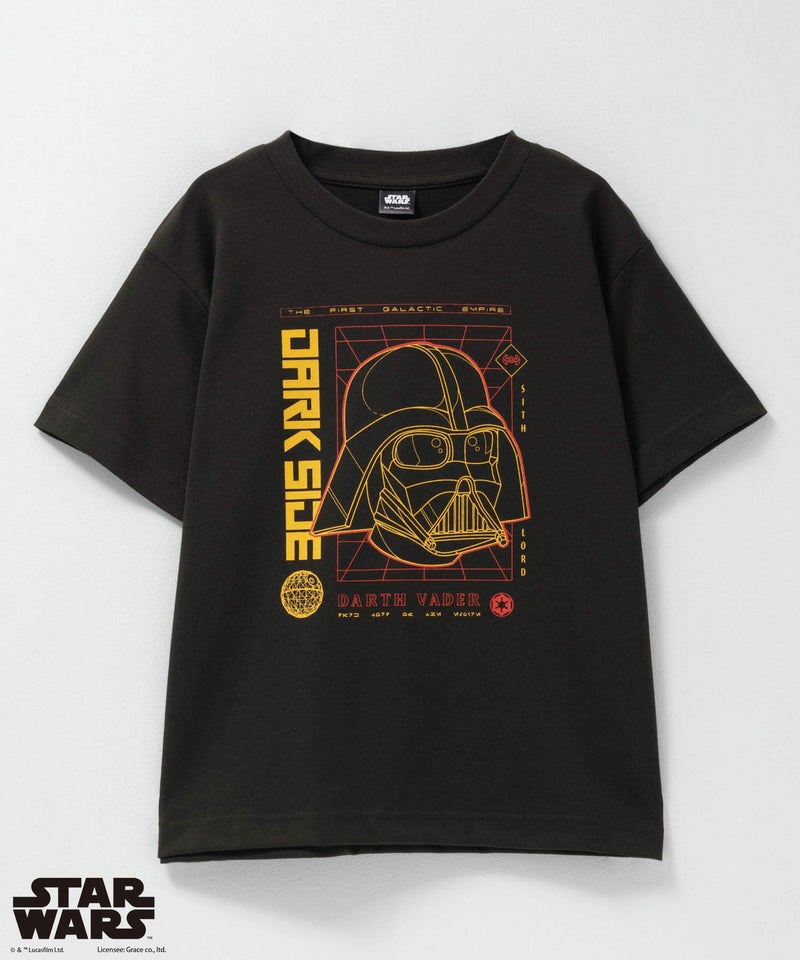 STAR WARS スター・ウォーズ / ダース・ベイダー プリントTシャツ キッズ メール便 対応商品商品画像-1