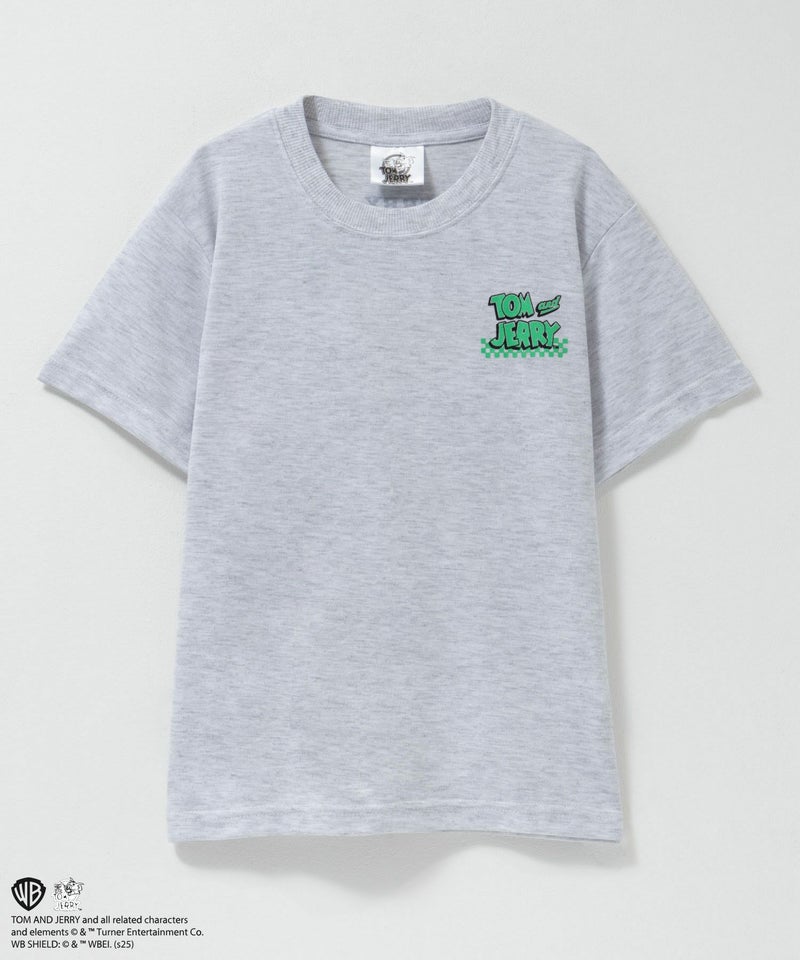 Tom and Jerry 転写プリントビッグTシャツ キッズ メール便 対応商品商品画像-2