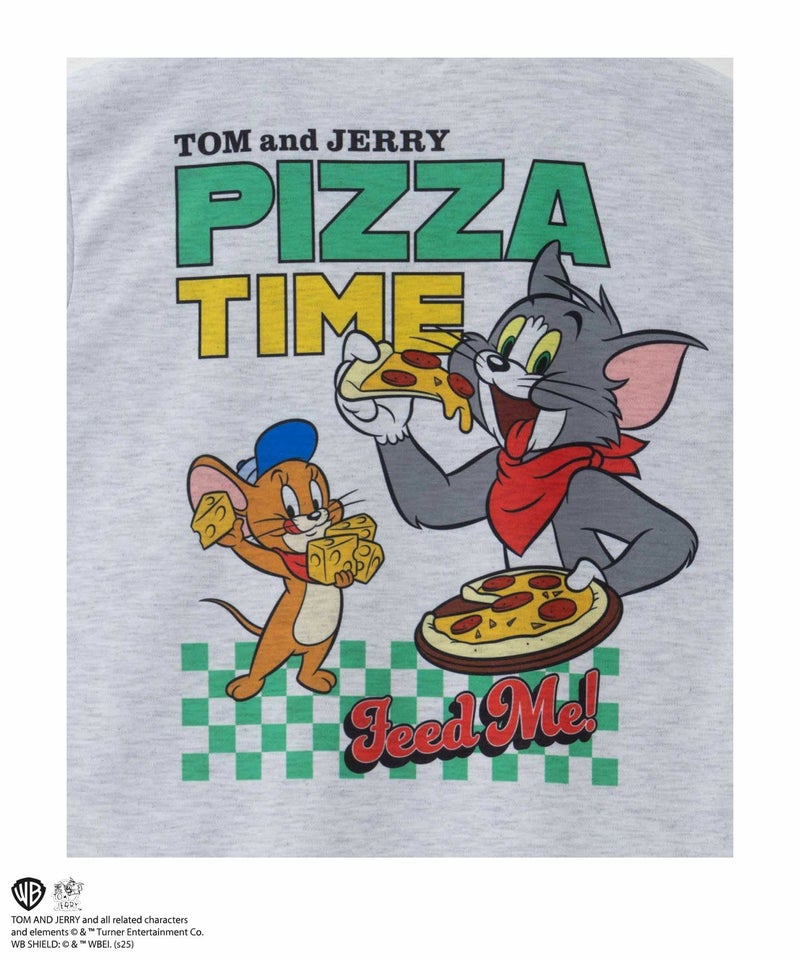 Tom and Jerry 転写プリントビッグTシャツ キッズ メール便 対応商品商品画像-6