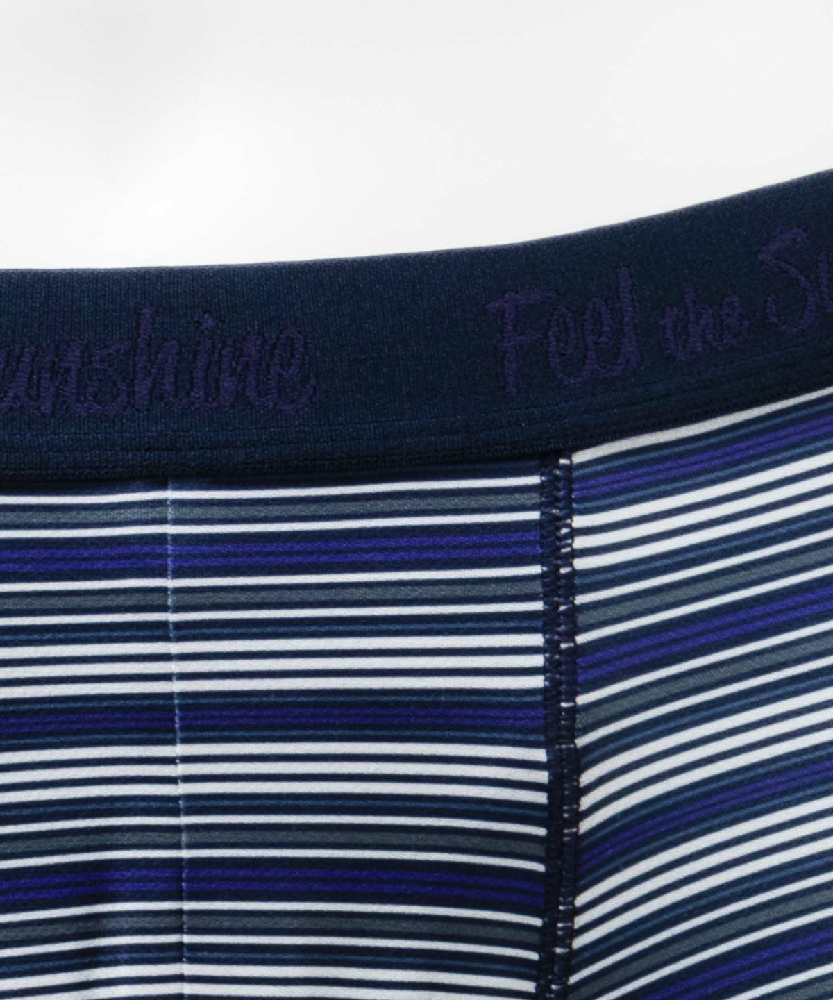 NAVY メッシュボクサーパンツ マルチボーダー柄 メンズ ネコポス 対応商品