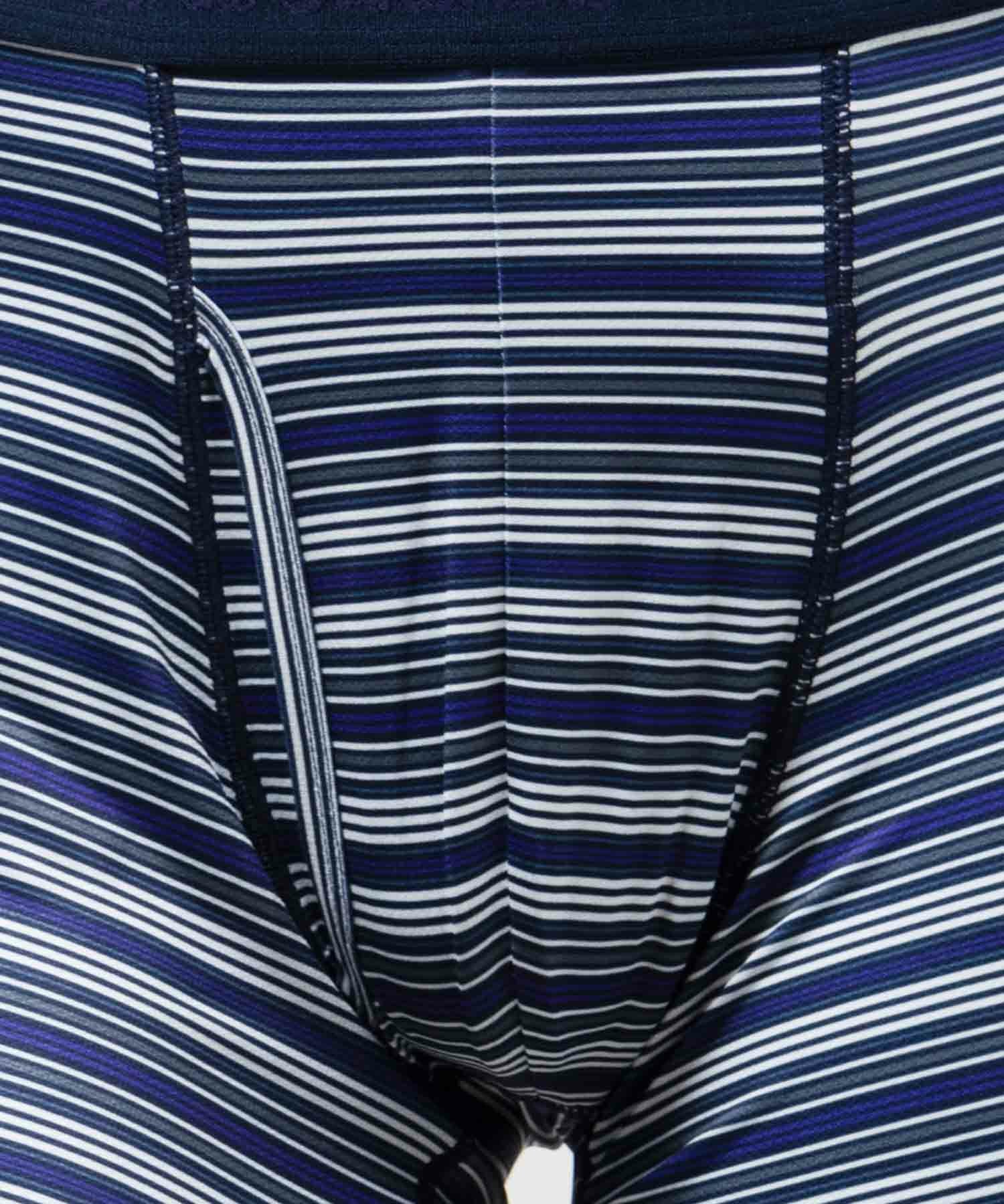 NAVY メッシュボクサーパンツ マルチボーダー柄 メンズ