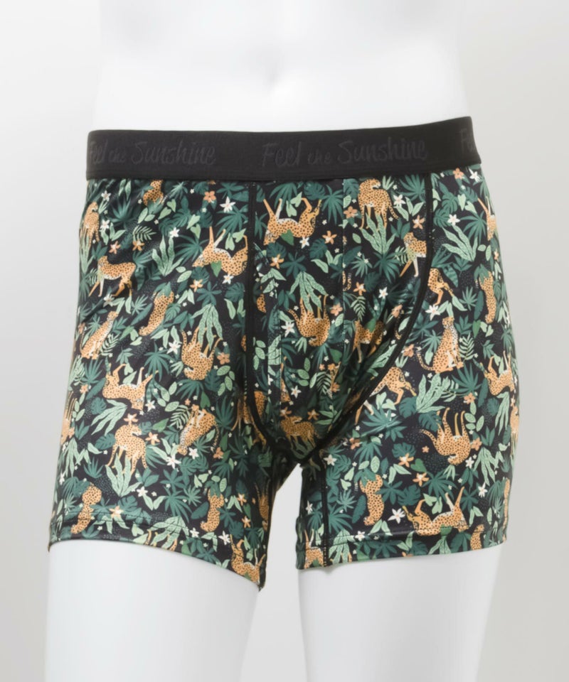 NAVY メッシュボクサーパンツ ヒョウ柄 メンズ メール便 対応商品商品画像-1