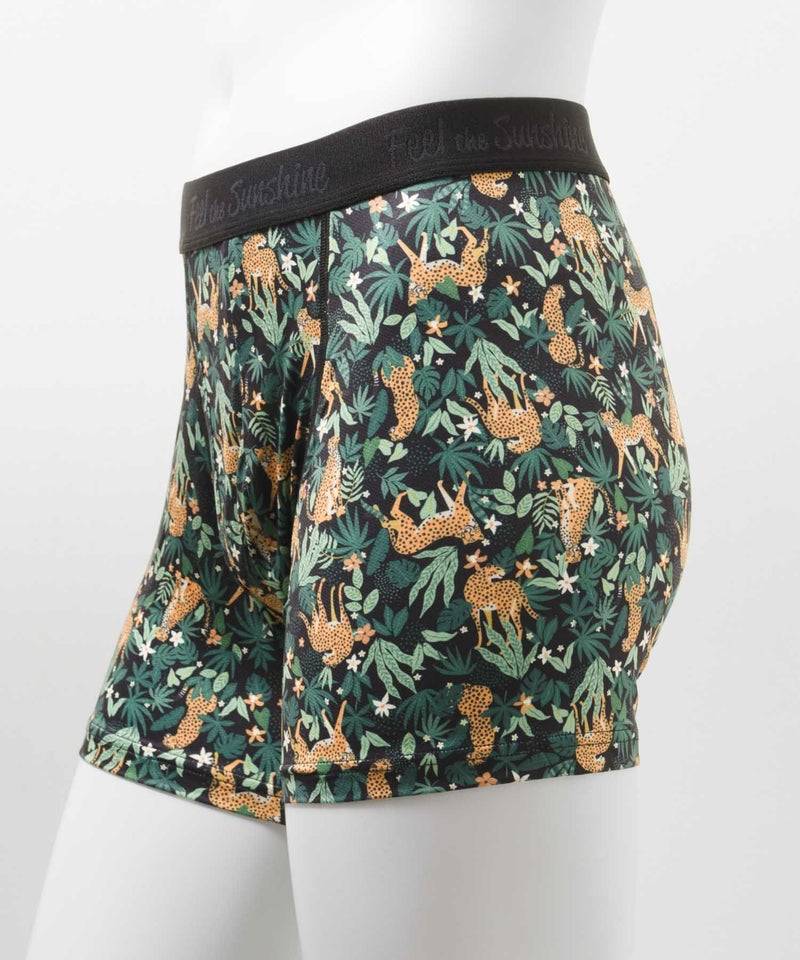 NAVY メッシュボクサーパンツ ヒョウ柄 メンズ メール便 対応商品商品画像-2