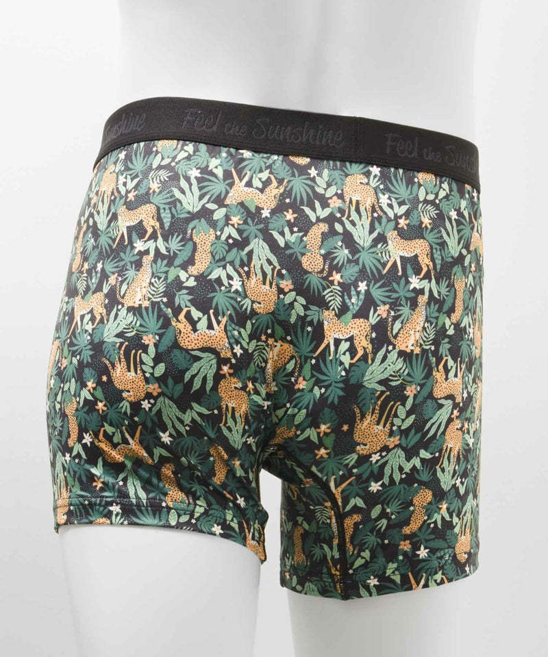 NAVY メッシュボクサーパンツ ヒョウ柄 メンズ メール便 対応商品商品画像-3