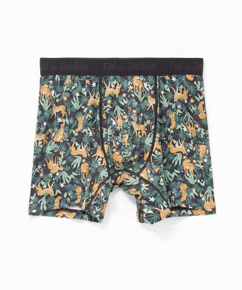 NAVY メッシュボクサーパンツ ヒョウ柄 メンズ メール便 対応商品商品画像-4