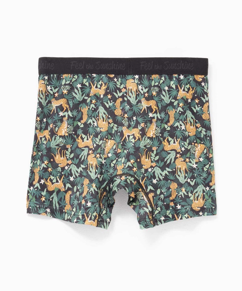 NAVY メッシュボクサーパンツ ヒョウ柄 メンズ メール便 対応商品商品画像-5