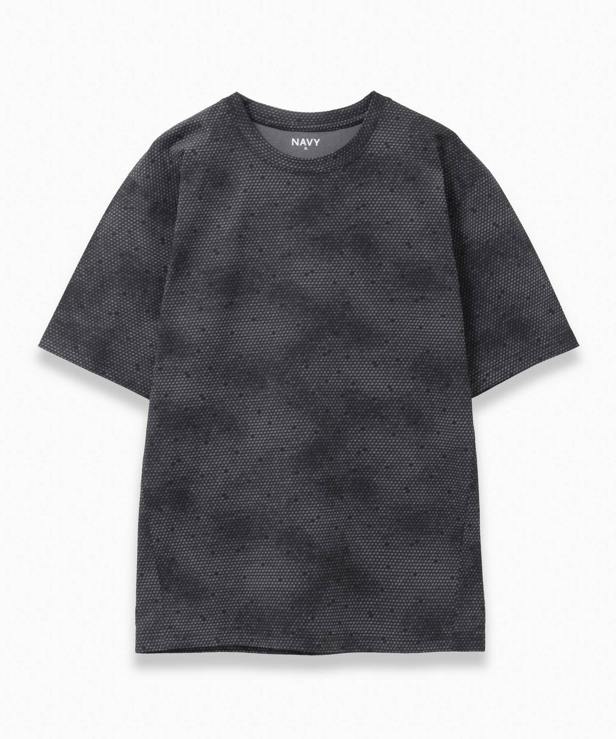 NAVY ドライストレッチ総柄Tシャツ メンズ ネコポス 対応商品