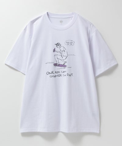 T-GRAPHICS エモラインアートプリント半袖Tシャツ メンズ ネコポス 対応商品T-GRAPHICS エモラインアートプリント半袖Tシャツ メンズ ネコポス 対応商品