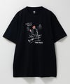 T-GRAPHICS エモラインアートプリント半袖Tシャツ メンズ ネコポス 対応商品