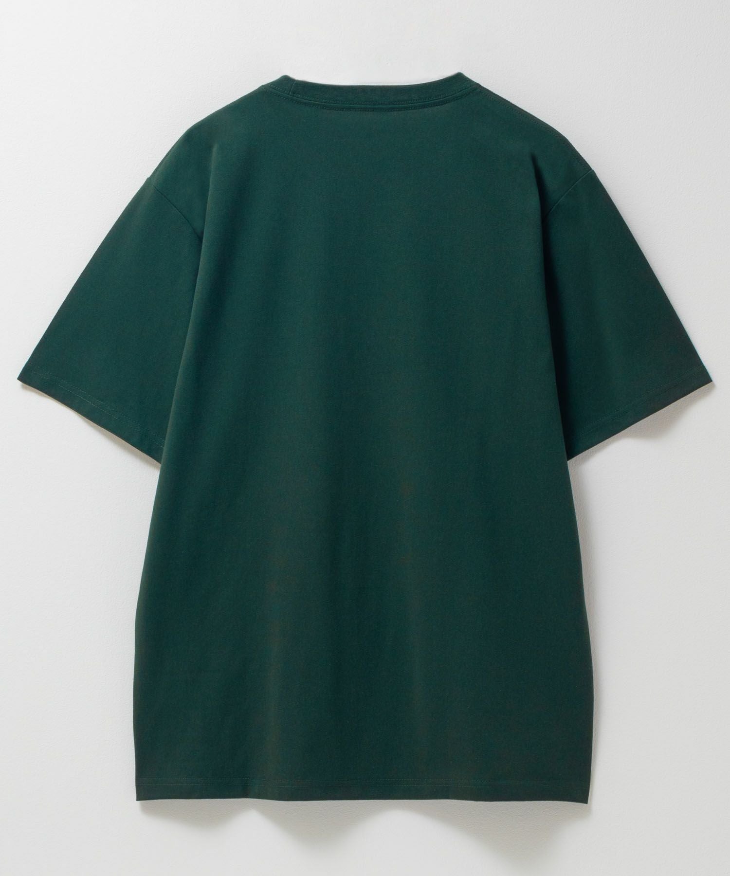 T-GRAPHICS エモラインアートプリント半袖Tシャツ メンズ
