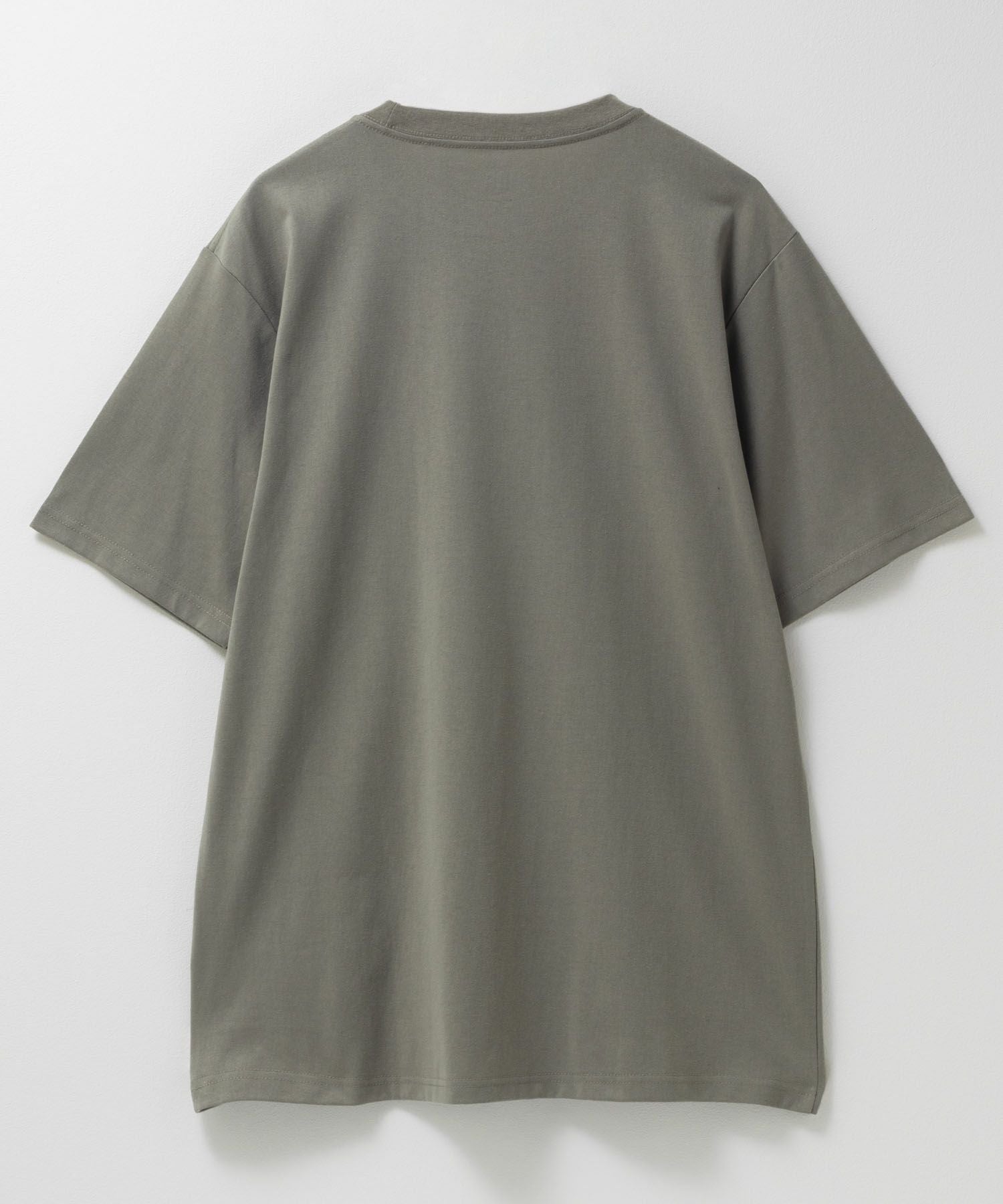 T-GRAPHICS エモラインアートプリント半袖Tシャツ メンズ
