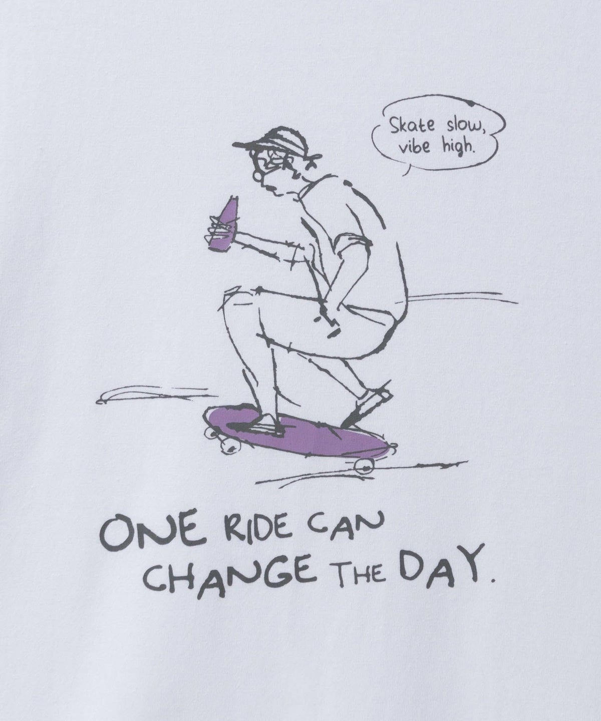 T-GRAPHICS エモラインアートプリント半袖Tシャツ メンズ ネコポス 対応商品