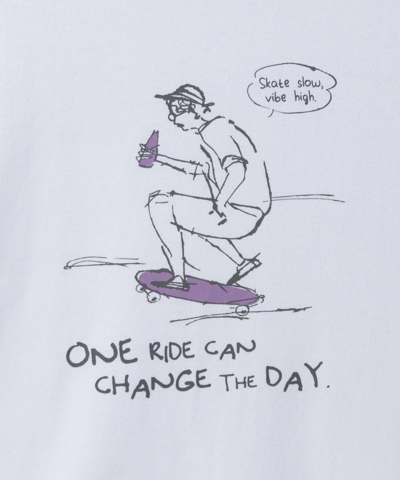 T-GRAPHICS  エモラインアートプリント半袖Tシャツ メンズ メール便 対応商品商品画像-11