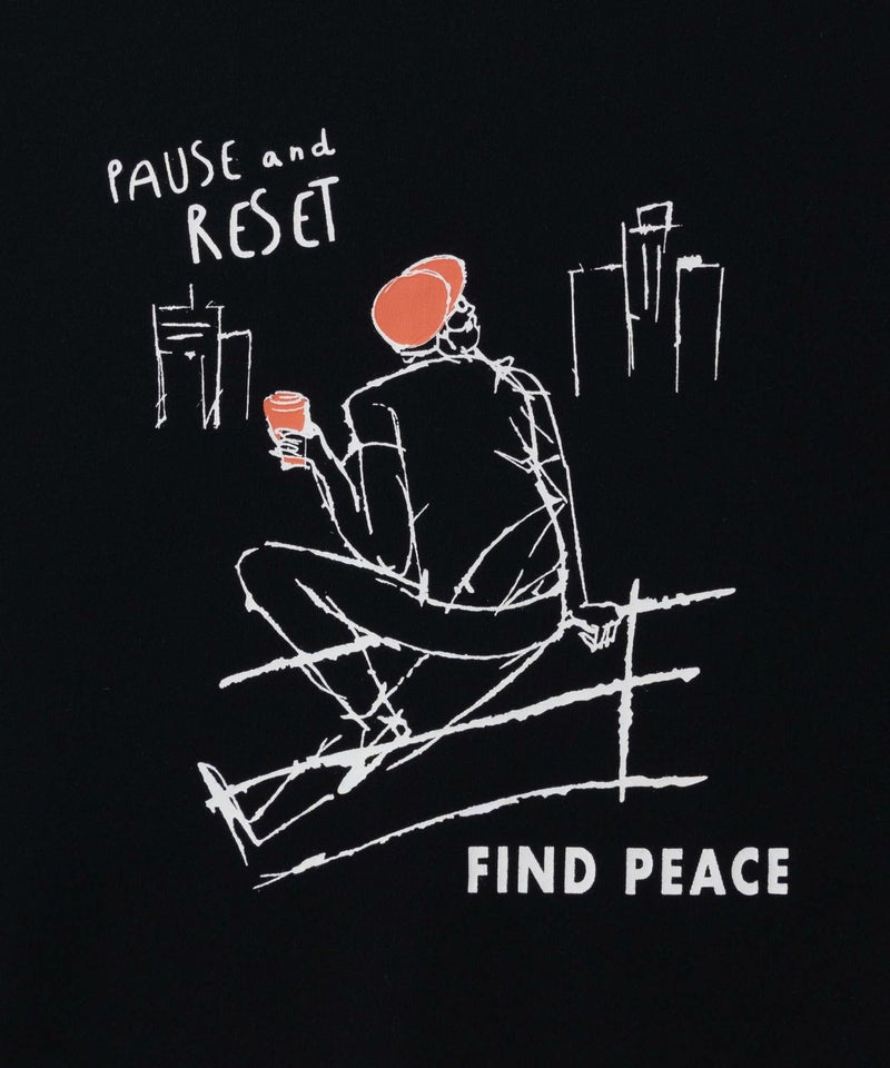 T-GRAPHICS  エモラインアートプリント半袖Tシャツ メンズ メール便 対応商品商品画像-12