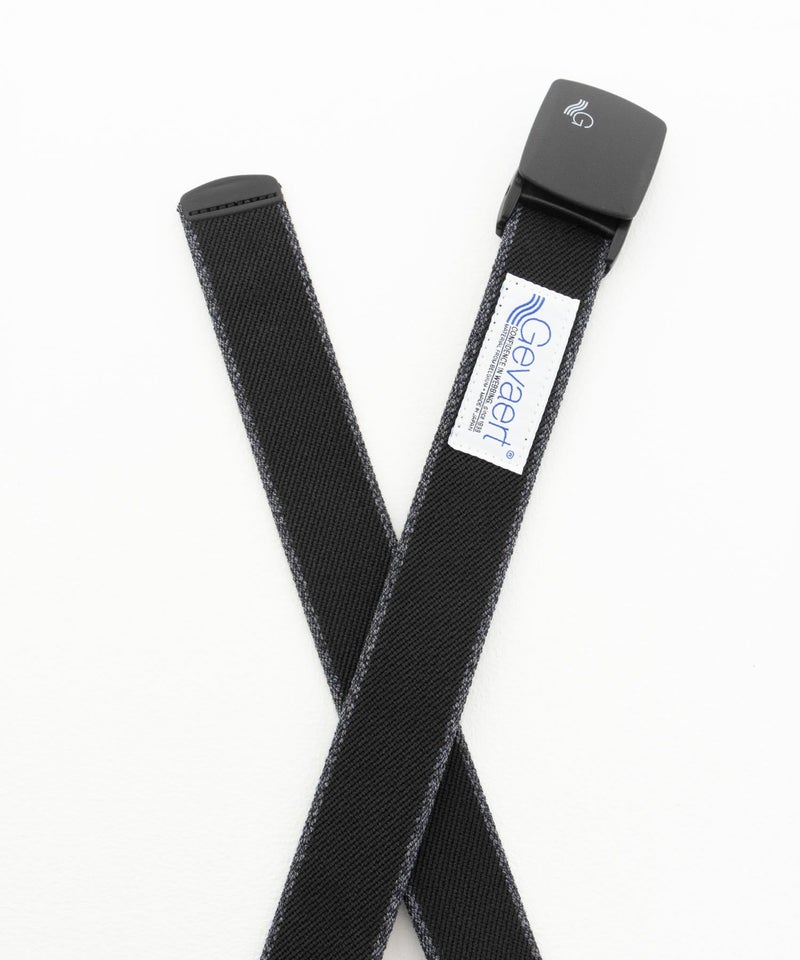 GEVAERT 35mm杢サイドラインストレッチベルト メンズ商品画像-4