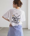 スマイリーフェイス ロゴTシャツ レディース メール便 対応商品商品サムネイル-1