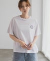 スマイリーフェイス ロゴTシャツ レディース メール便 対応商品商品サムネイル-4