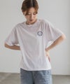 スマイリーフェイス ロゴTシャツ レディース メール便 対応商品商品サムネイル-5