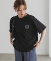 スマイリーフェイス ロゴTシャツ レディース メール便 対応商品商品サムネイル-12