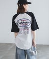 UNDERWRAPS  ラグラン刺繍ビッグTシャツ レディース メール便 対応商品商品サムネイル-1