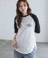 UNDERWRAPS  ラグラン刺繍ビッグTシャツ レディース メール便 対応商品商品サムネイル-4