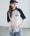 UNDERWRAPS  ラグラン刺繍ビッグTシャツ レディース メール便 対応商品商品サムネイル-6