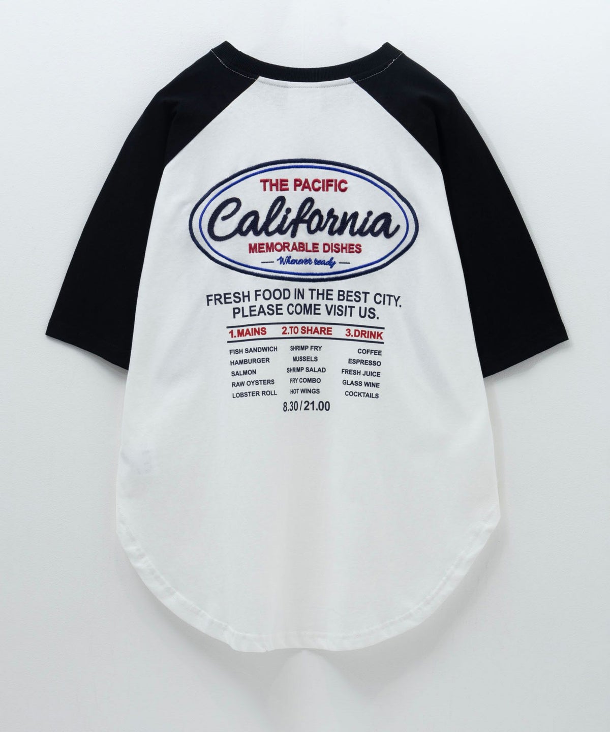 UNDERWRAPS ラグラン刺繍ビッグTシャツ レディース ネコポス 対応商品