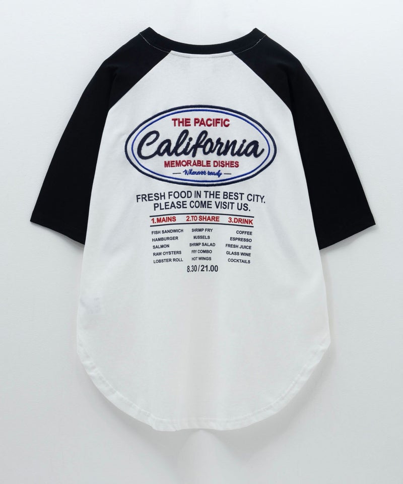 UNDERWRAPS  ラグラン刺繍ビッグTシャツ レディース メール便 対応商品商品画像-18