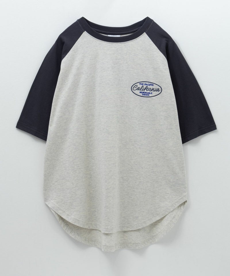 UNDERWRAPS  ラグラン刺繍ビッグTシャツ レディース メール便 対応商品商品画像-19