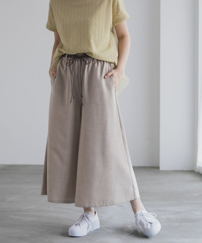 nAvy  ベルト付きワイドクロップドパンツ レディース商品画像-19