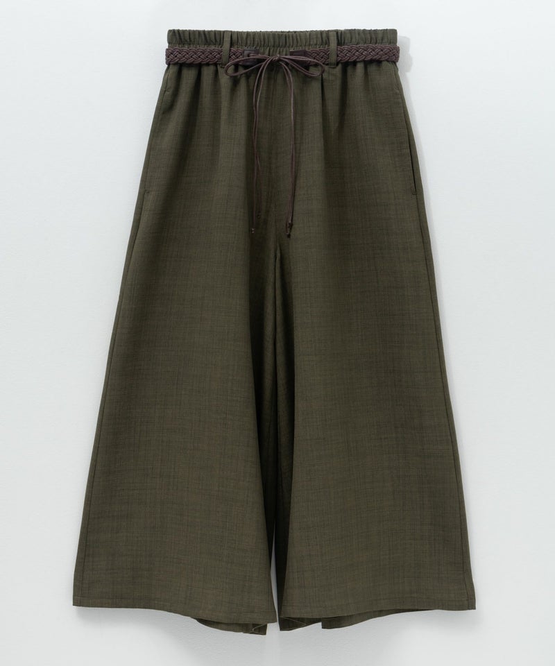 nAvy ベルト付きワイドクロップドパンツ レディース商品画像-27